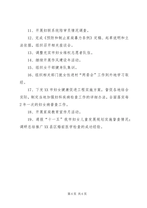 市妇联工作小结和计划2.docx