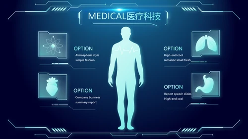 医院医疗科技信息化管理工作总结报告计划动态PPT模板