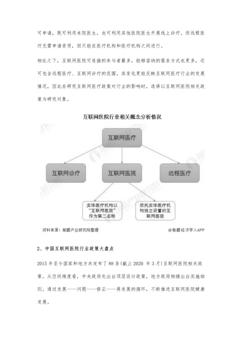 中国互联网医院行业相关政策汇总分析-政策完善将推动行业进入稳定期阶段.docx