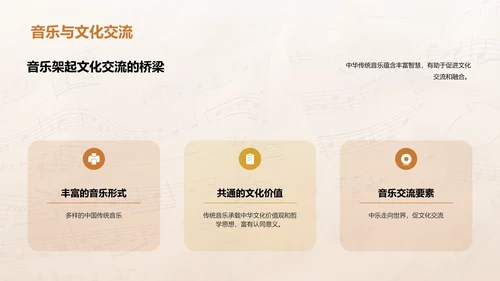 黄色简约传统音乐课程PPT模板