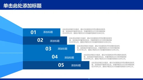 商务科技风年度总结通用PPT模板