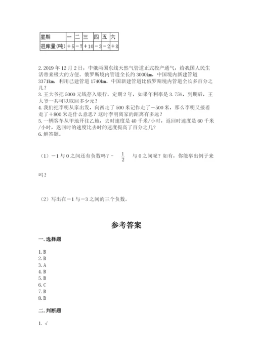 小升初数学期末测试卷及完整答案（网校专用）.docx