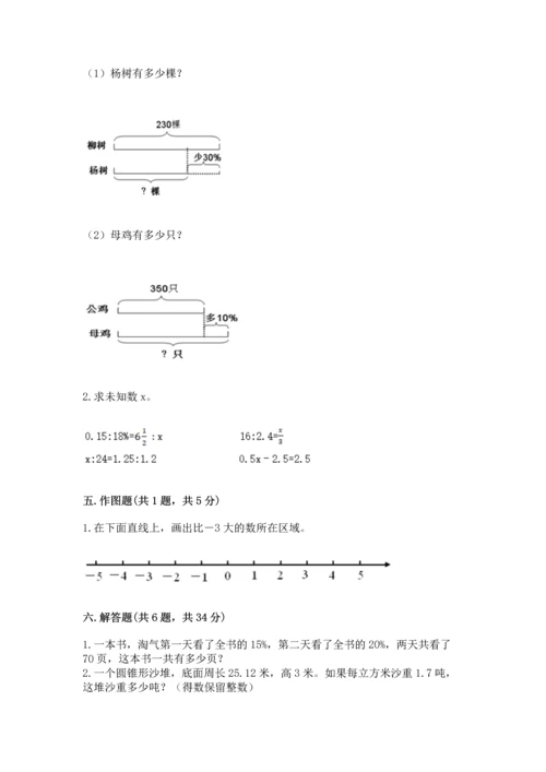 人教版六年级下册数学期末测试卷附答案（能力提升）.docx