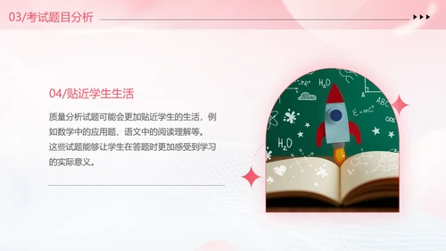 期中质量分析粉色清新弥散风中小学考试质量分析大会主题班会PPT