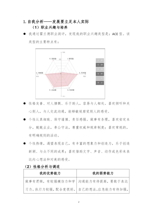 12页4600字药学专业职业生涯规划.docx