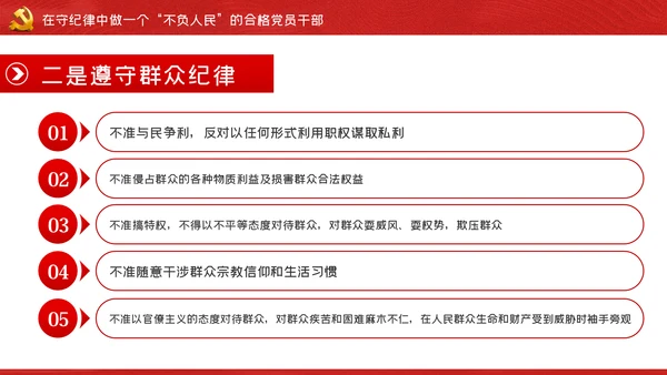 我将无我不负人民做一名合格党员干部PPT