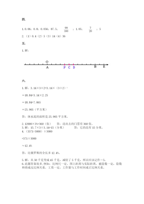 济南市外国语学校小升初数学试卷附参考答案（基础题）.docx