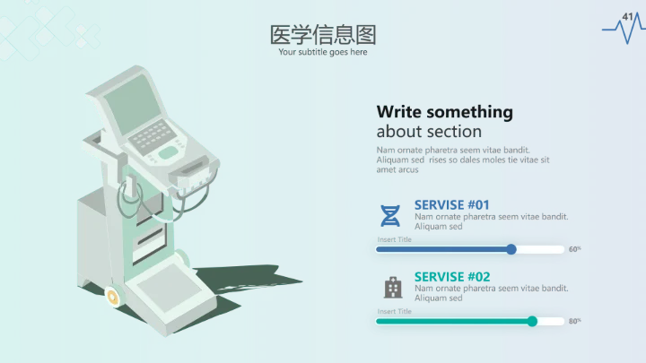 现代创意医学报告医院宣传医疗PPT模板