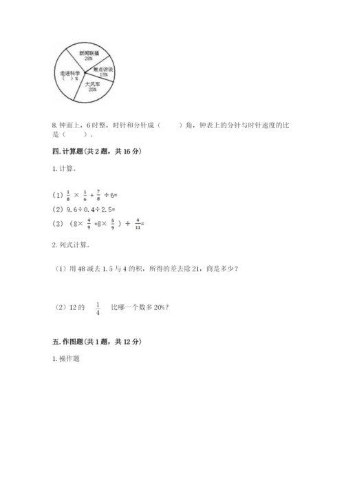 小学数学六年级上册期末卷含答案（满分必刷）.docx
