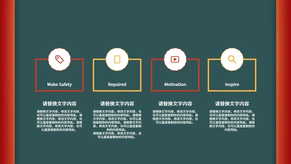 绿色中国风国潮新年节日总结汇报PPT模板