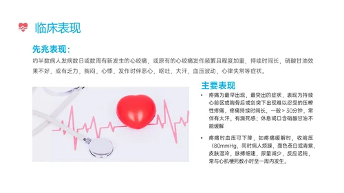蓝色红色实拍心机梗死病人护理心肌