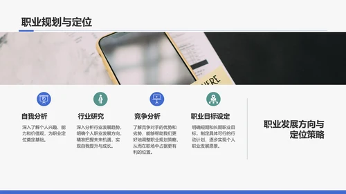 蓝色商务风职业素养提升计划PPT模板