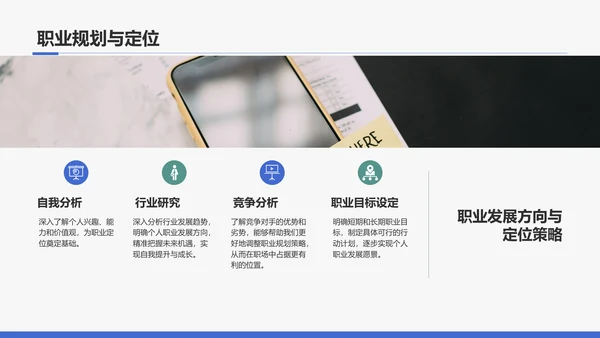 蓝色商务风职业素养提升计划PPT模板