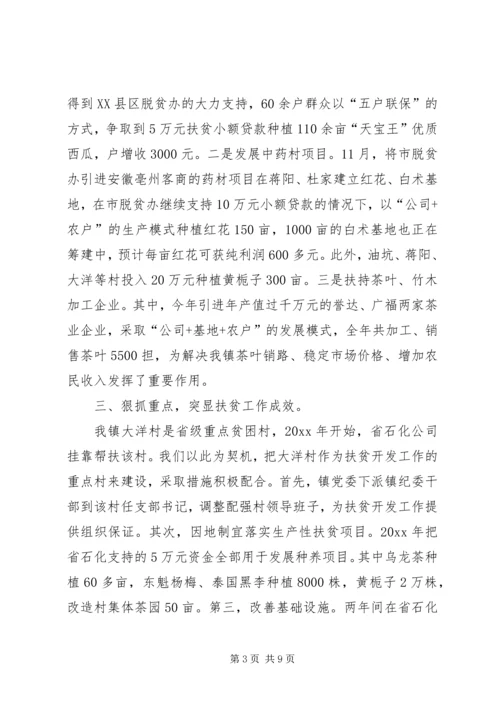 扶贫工作总结及来年工作计划.docx