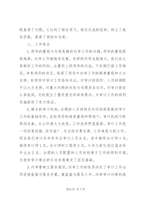 学校审计改革工作总结范文.docx