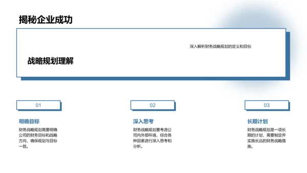 财务战略规划述职