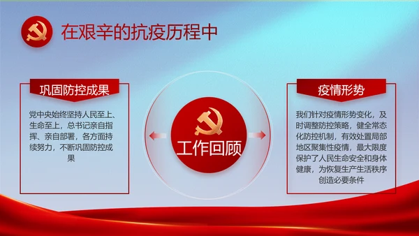 蓝色大气公安部治安管理局工作汇报动态PPT