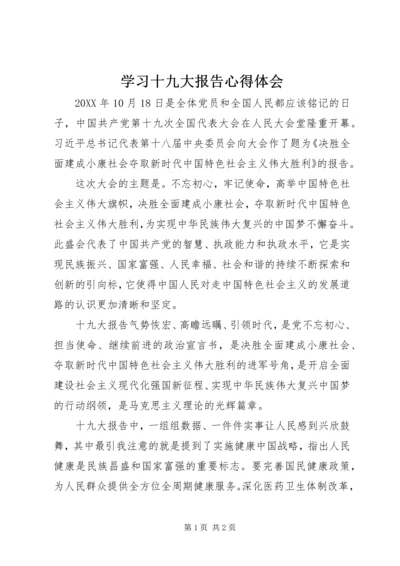 学习十九大报告心得体会 (20).docx