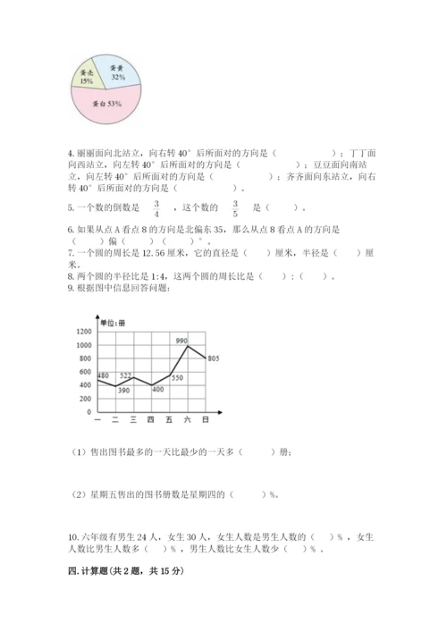 2022人教版六年级上册数学期末测试卷（达标题）word版.docx