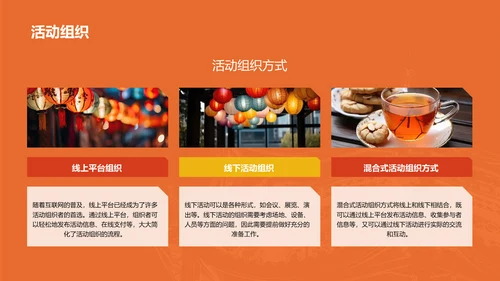 橙色现代商务城市文化活动策划PPT模板