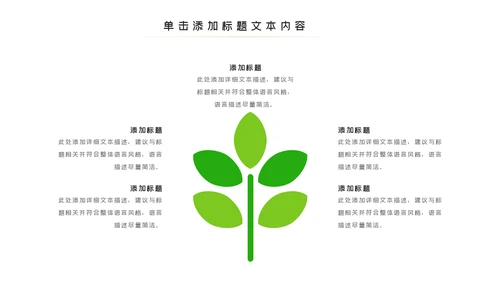 绿色环保生态文明城市PPT模板