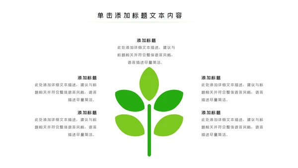 绿色环保生态文明城市PPT模板