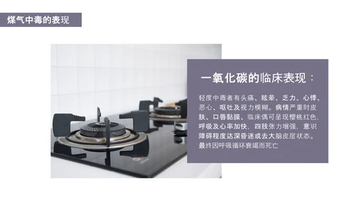 预防煤气中毒宣传教育PPT课件