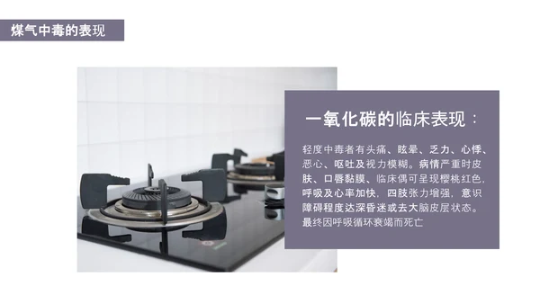 预防煤气中毒宣传教育PPT课件