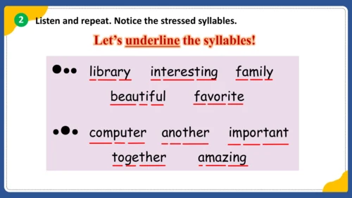 Unit 3 My School Section A 1a-pronunciation2 听说课课件