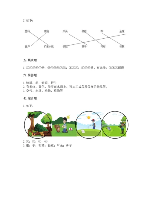 教科版科学二年级上册《期末测试卷》加精品答案.docx