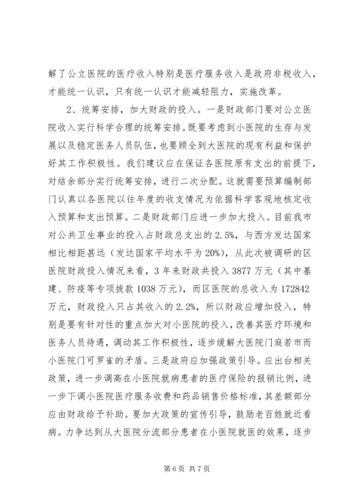 公立医院财务收支管理的调查与思考.docx