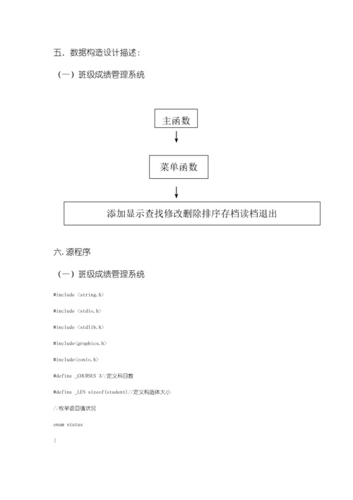 班级成绩基础管理系统.docx