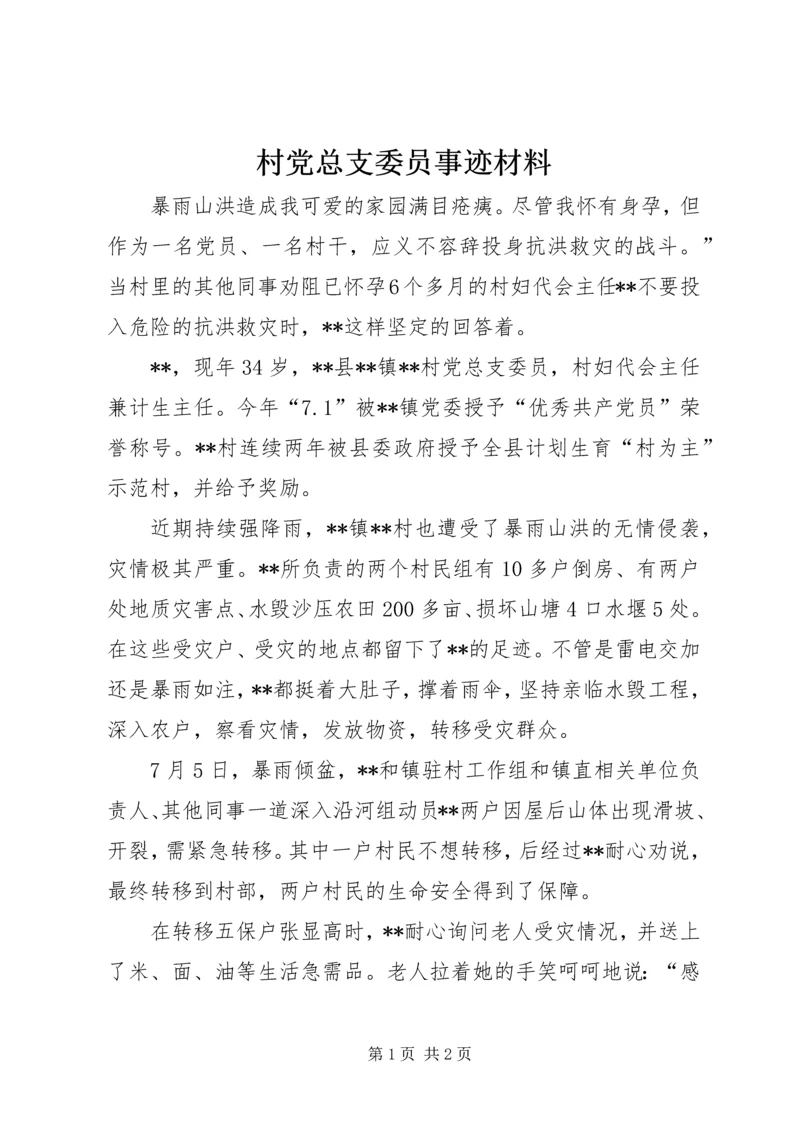 村党总支委员事迹材料.docx