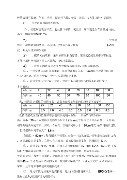 住宅楼的消防工程施工组织设计与方案