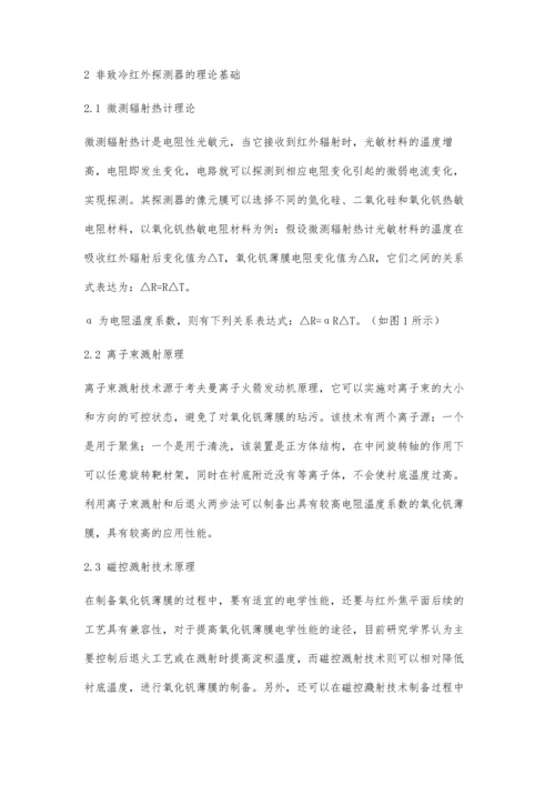 以高灵敏为特征的氧化钒非致冷红外探测器的应用.docx