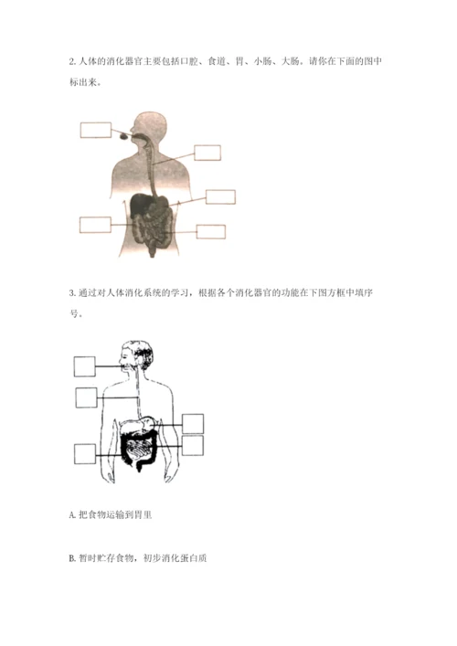 教科版四年级上册科学期末测试卷及一套答案.docx