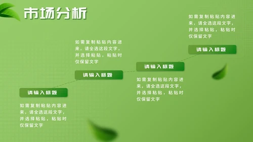 简约绿色环保新能源创业大赛PPT模板
