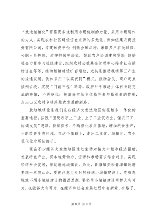 城乡发展调研报告.docx