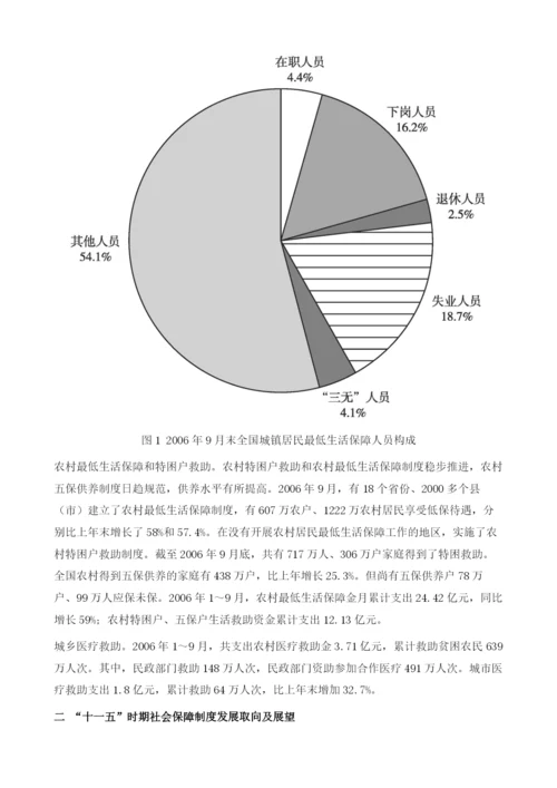 社会保障形势分析.docx