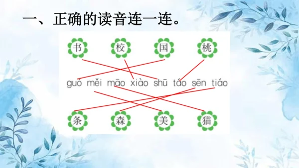 部编版一年级上册第五单元复习课件
