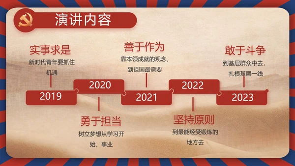 青春正能量团委五四青年节共青团PPT动态模板