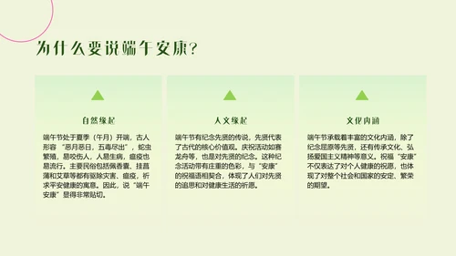 渐变清新新中式端午节介绍PPT模板