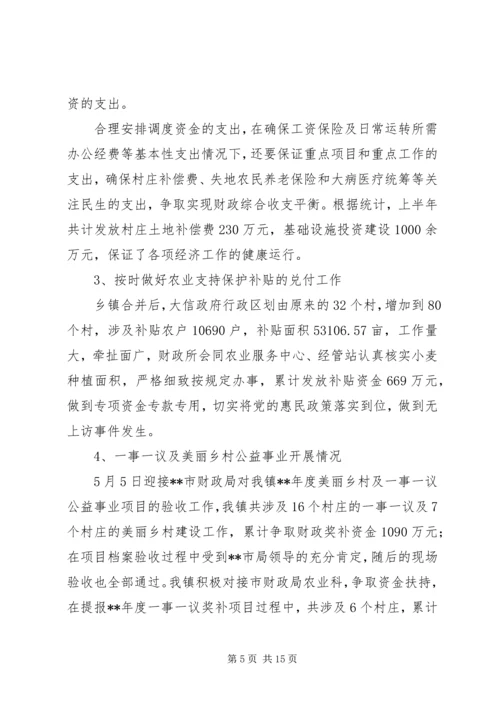 乡镇财政所半年总结范文_1.docx