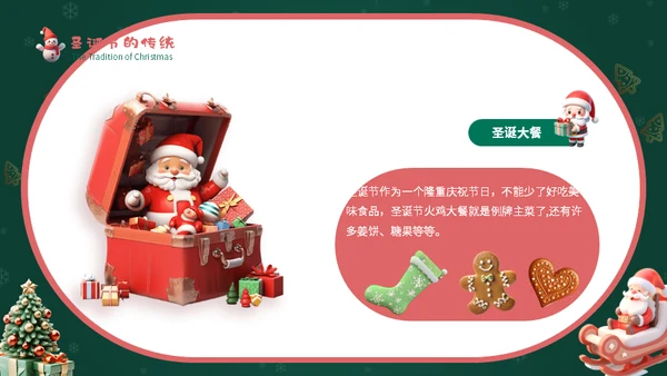 幼儿园圣诞节活动通用PPT模板