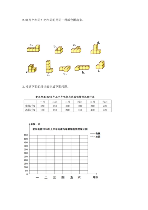 人教版五年级下册数学期末测试卷附答案（模拟题）.docx