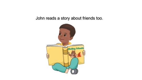 Unit 1 Making friends Part Reading time（优课）课件（24张P