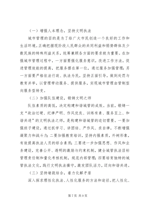 城管执法调研报告精编.docx