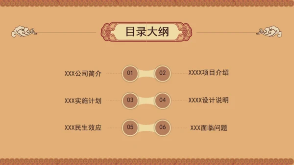 书卷画卷中国风创业商业计划书通用PPT模板
