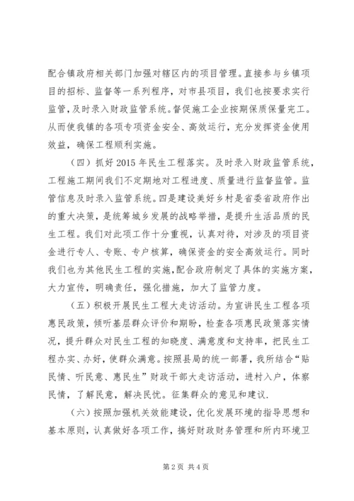 乡镇财政所年度财政工作总结.docx