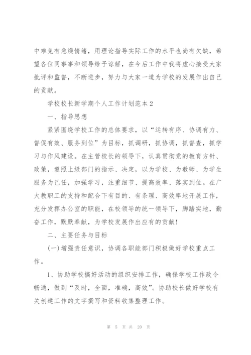 学校校长新学期个人工作计划范本.docx